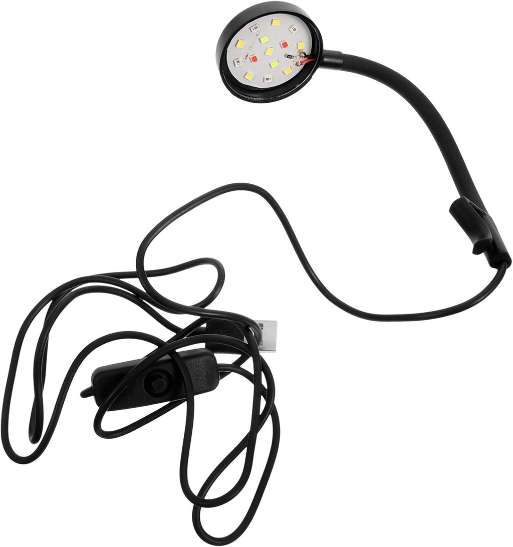 USB Clip Aquarium LED Light for Fish Tanks Aquarium Lamp with Full Spectrum for Aquatic Plant Photosynthesis and Decorative Lighting Suitable for Home and Professional Use