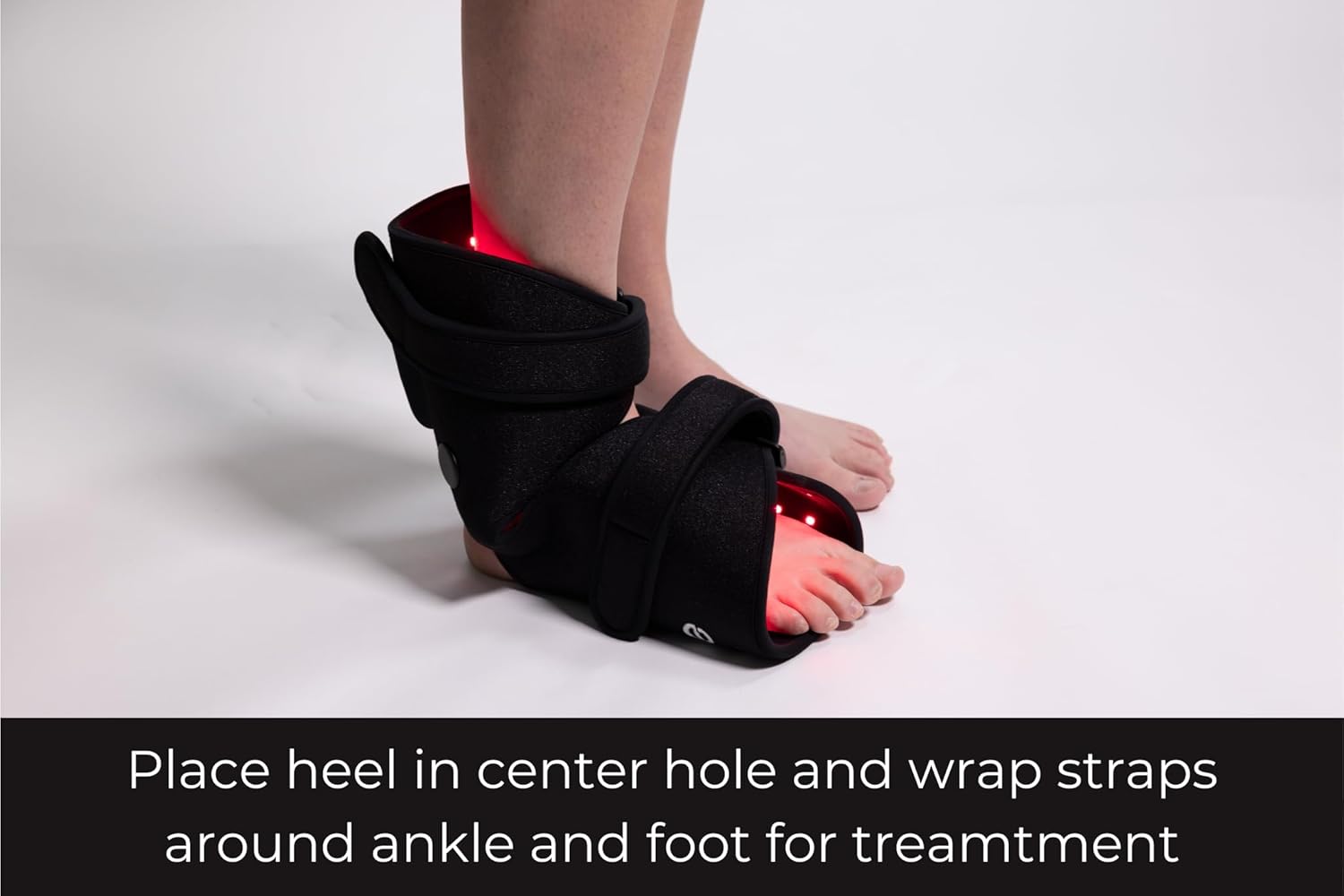 Fringe Red Light Therapy Wrap for Elbow, Knee, Foot & Ankle, Both Red 660nm and Infrared Light 850nm, 360 LED, Sports Recovery