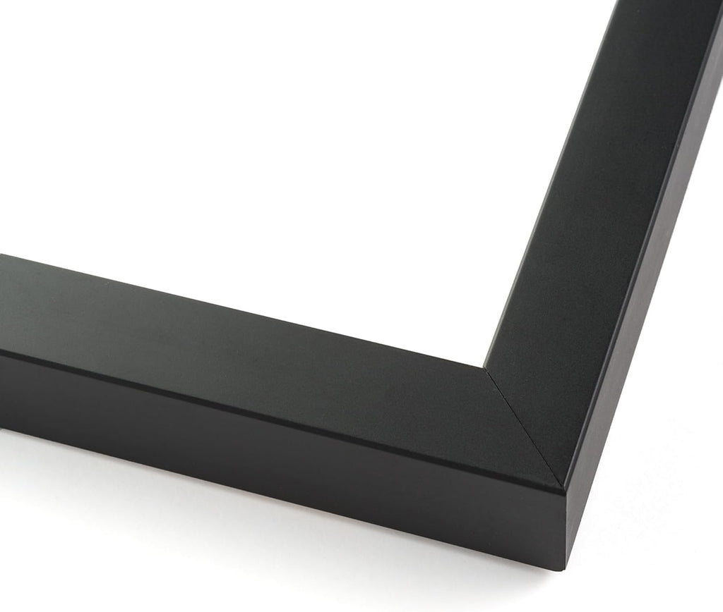 25x25 Shadow Box Frame Black | 1 Inch Deep Solid Wood Shadowbox Display Frame | UV Resistant Acrylic Plexiglass, Acid Free Backing, and Hanging Hardware | Dugan Picture Frame Style
