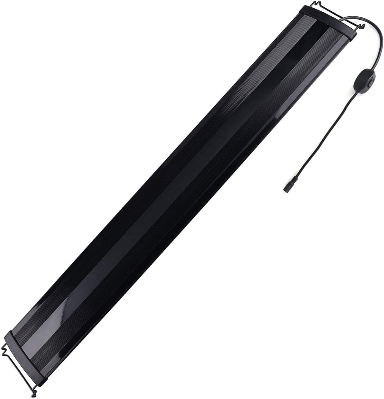 KZKR Aquarium Hood Lighting Fish Tank Light 36 inch - 46 inch for Freshwater and Saltwater Blue and White Light 90cm - 115cm