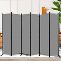 Room Divider and Folding Privacy Screens 6 Panel, 11 Ft Wide Room Partitions Dividers, Portable Room Divider Screen for Room Separtition, Folding Wall Dividers for Home, Office, Bedroom, Studio Grey