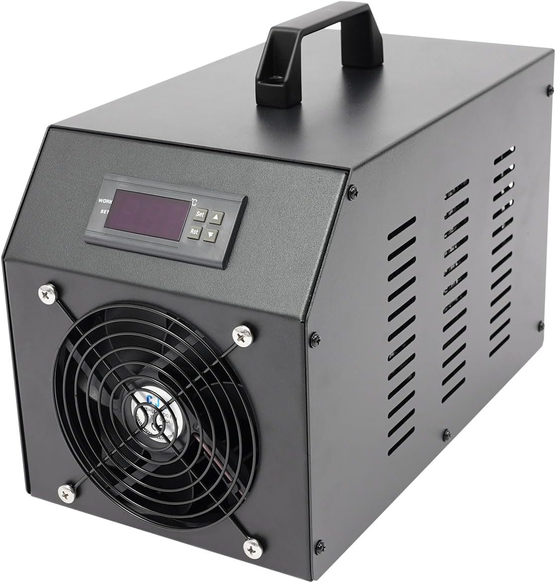 60L/15.85Gal Aquarium Chiller, 200W Low Noise Fish Tank Water Cooler with Special Quiet Design Refrigeration Compressor ＆ Water Tube for Small Fish Tanks, Freshwater Tanks (60L)