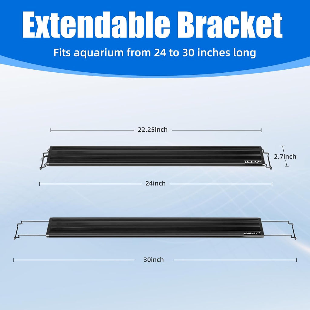 AQUANEAT LED Aquarium Light Full Spectrum for 24 Inch to 30 Inch Fish Tank Light Fresh Water