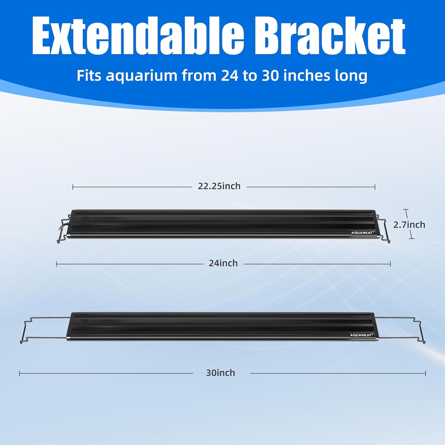 AQUANEAT LED Aquarium Light Full Spectrum for 24 Inch to 30 Inch Fish Tank Light Fresh Water