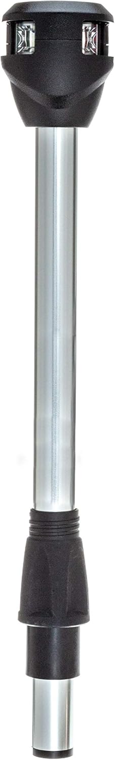 attwood NV6LC2-10-7 Marine Bi-Color LightArmor LED Navigation Pole Light, 10-Inch, Red/Green