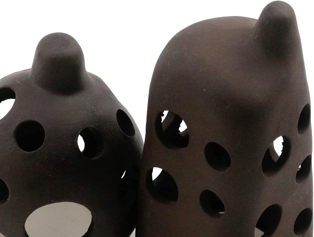 MY MIRONEY 4Pcs Ceramic Shelters Aquarium Ceramic Rock Cave Shelter Shrimp Betta Lizards Hideaway Breeding Cave Cubic Hideout Fish Tank Decor Ornament