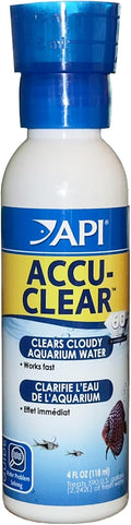 API ACCU-CLEAR Freshwater Aquarium Water Clarifier 4-Ounce Bottle