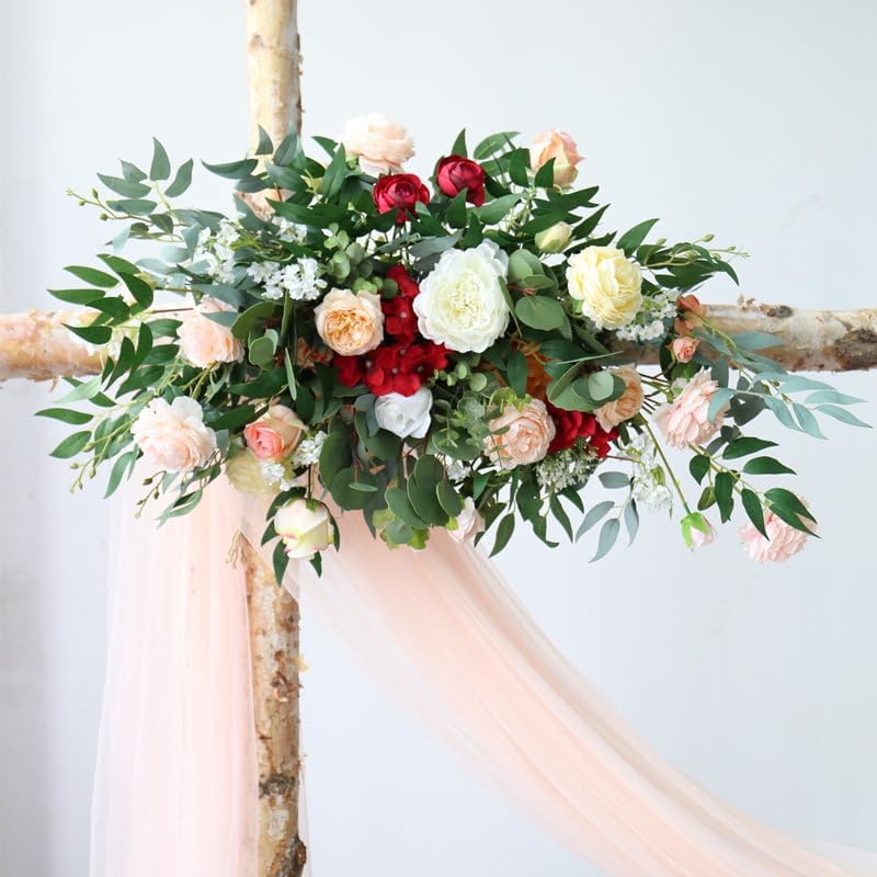 84Pcs Italian Ruscus Greenery Stems 23" Artificial Silk Greenery Leaves for DIY Wedding Arch Bouquet Filler Table Centerpieces Home Indoor Decor