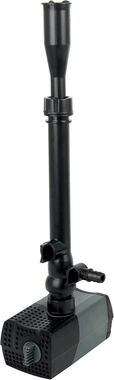 WaterRebirth HSUP2100F Versatile Submersible Pump - Fountain Jets for Ponds, Fish Tanks, Water Gardens - Aquarium & Pond Pump (2100L/H)