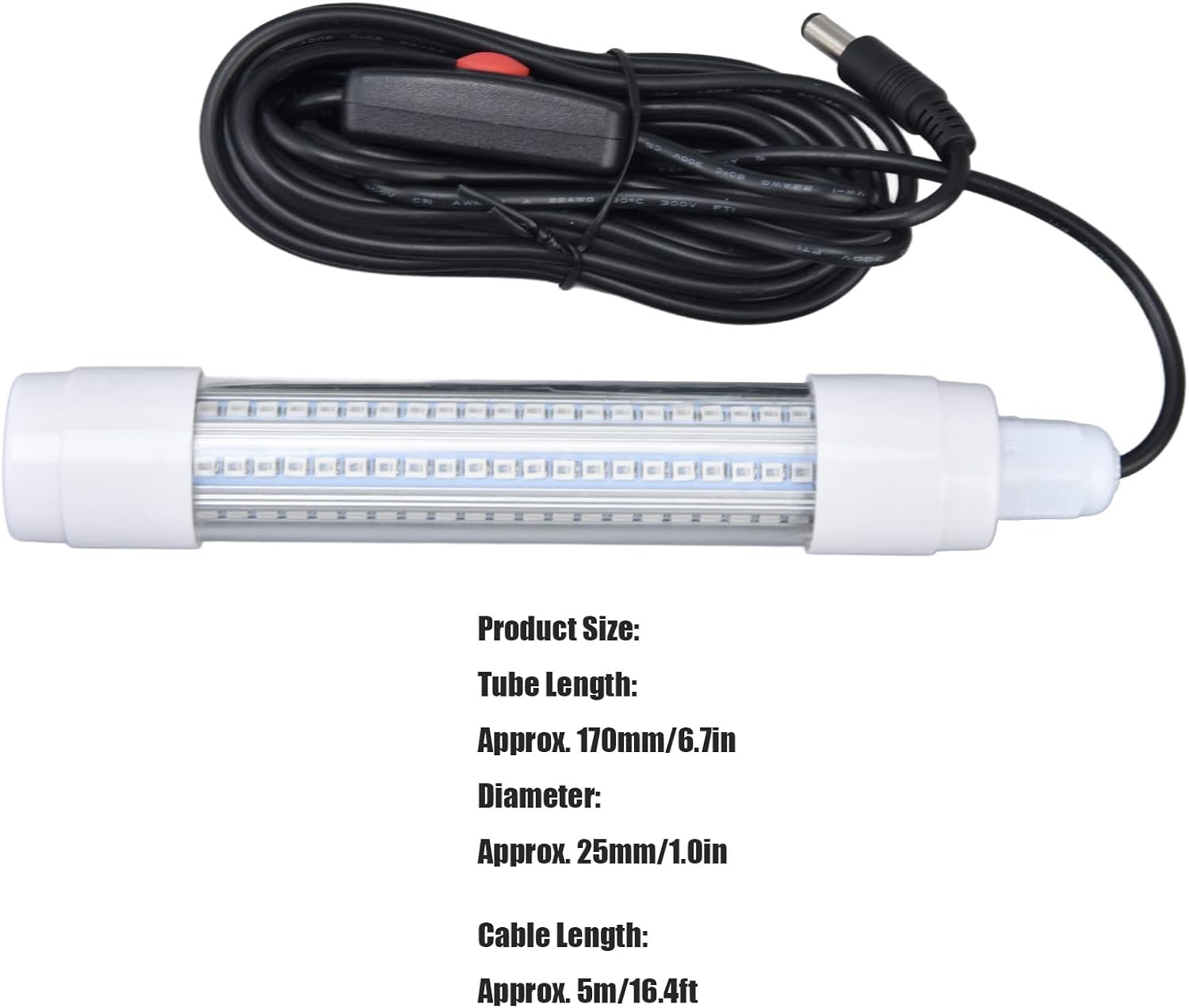 Keenso Fishing Light 126 LED IP68 1000 Lm Submersible Night Fish Finder Lamp for Underwater Lighting