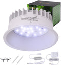UVB Light for Reptiles, UVA UVB Reptile Light Fixture with Timer LED UVB Bulb for Bearded Dragon Gecko Turtle Chameleon Lizard Snake, Adjustable Brightness UVB Lamp for Reptile Tank Accessories, White