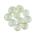 CRYSTALIS AA+ 10pcs Natural Prehnite, Loose Gemstone, Wholesale Bulk Cabochons, Jewelry Making Supply, Chakra Healing Polished Stones, Wire Wrapping, DIY, Gem Collection