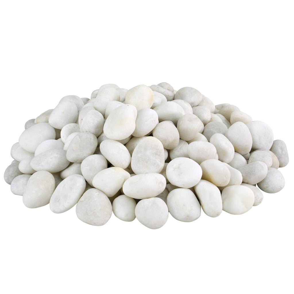 White River Rocks 40lbs, 1-2 Inch Natural Pebbles for Plants, Hand-Picked Premium Stones for Landscaping and Garden Design, Fish Tank, Flower Pots, Pathways and Backyard