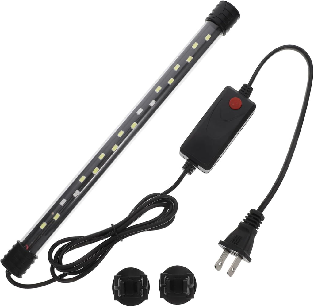 Yardwe Submersible Led Aquarium Light for Betta Fish and Freshwater Tanks Clip Grow Light Strips Color Saturation and Brightness for Stunning Aquatic Displays