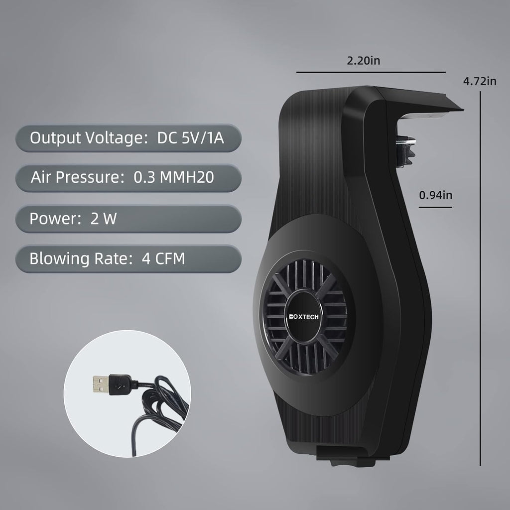 UPETTOOLS Aquarium Cooling Fan - Speed Adjustable Aquarium Chiller, Quiet Aquarium Cooler with Wide Angle Wind, Suitable for (3-7Gallon) Fish Tank (Ideal for Shrimp, Coral & Tropical Fish)