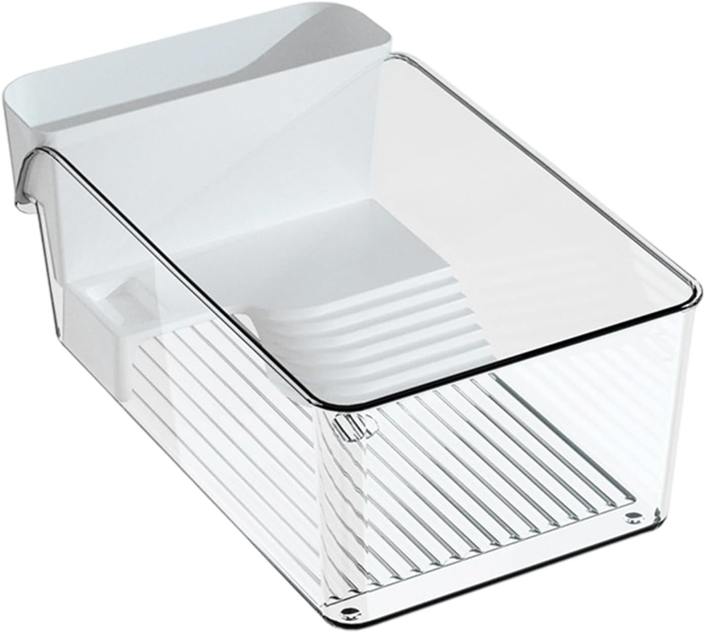 Clear Turtle Habitat - Mini Crab Feeding Area, Decorative Basking Platforms, Small Tortoise Terrapin Enclosure | Educational Reptile Terrarium Setup for Pet Adoption Preparation Eco Friendly Aquarium