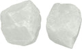 Amazing Gemstone Clear Quartz Raw Crystals and Healing Stones, Natural Rocks for Tumbling - DIY Raw Stones and Crystals, 2 Pieces