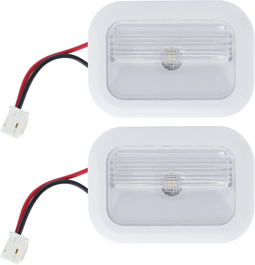 Refrigerator lighting accessories 2-Pack W10695459, W10843353, W11205083 Refrigerator LED Light Board Module Assembly Compatible with Whirlpool,Maytag,Replace W11126053,W10660728,W10279030