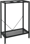TONGMO Fish Tank Stand: The Perfect 10 Gallon Metal Aquarium Stand Measuring 22.8" W x 10.6" D x 31.3" H to Fit Your Aquatic Display Needs.