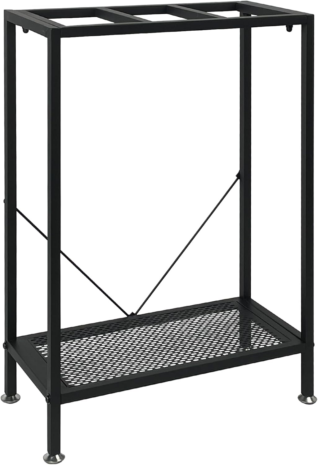 TONGMO Fish Tank Stand: The Perfect 10 Gallon Metal Aquarium Stand Measuring 22.8" W x 10.6" D x 31.3" H to Fit Your Aquatic Display Needs.