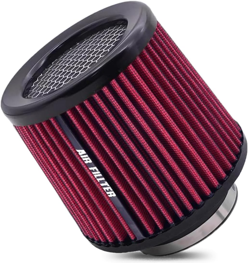 muge racing Universal 3 Inch 76mm Air Intake Filter Replacement Cone Air Filters Quality Dry Air Filter