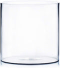 WGV Cylinder Vase, Width 12", Height 12", Clear Wide Large Diameter Flower Glassware, Floral Container, Planter Terrarium for Wedding Party Event, Home Accent Decor, 1 Piece