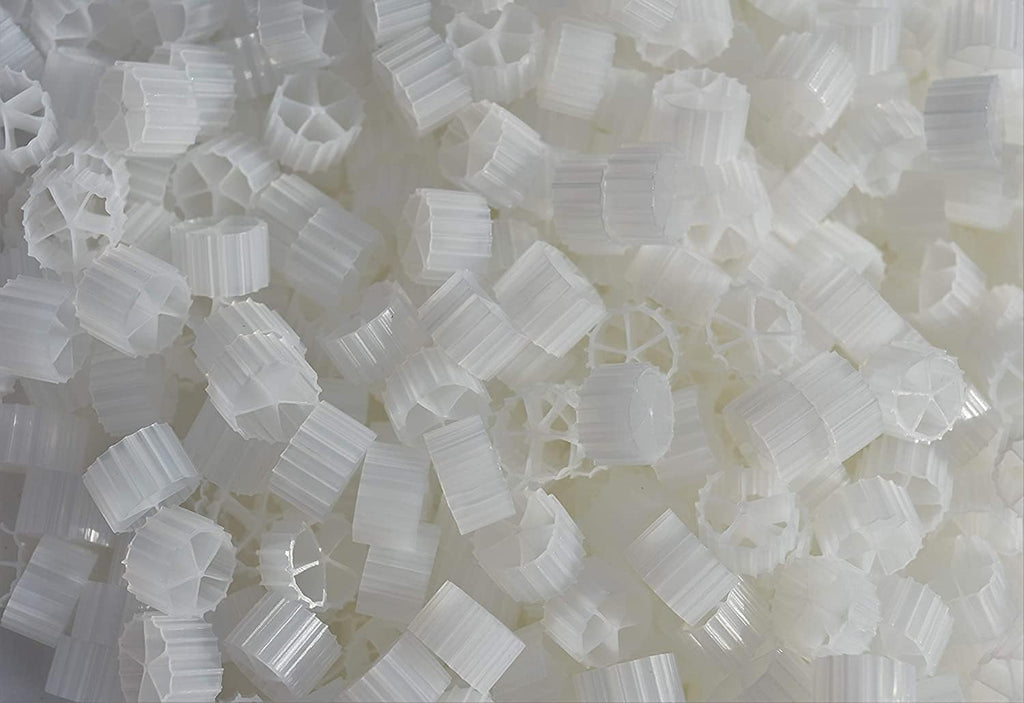K2 Bio Media Plus Moving Bed Biofilm Reactor (MBBR) for Aquaponics, Aquaculture, Hydroponics - Ponds - Aquariums by Whole Koi Farm, (4 Cubic Feet)