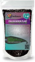 Organic Philodendron Potting Mix by Gardenera - Nourish Your Plants Naturally - 2 QUARTS