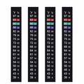 Aquarium Thermometer Strips, Fish Tank Thermometer Sticker Temperature Strips, Adhesive Strip Thermometer for Fish Tank/Kombucha/Fermentation (39℉ to 97℉ & 4℃ to 36℃) Terrarium Water Temperature Test