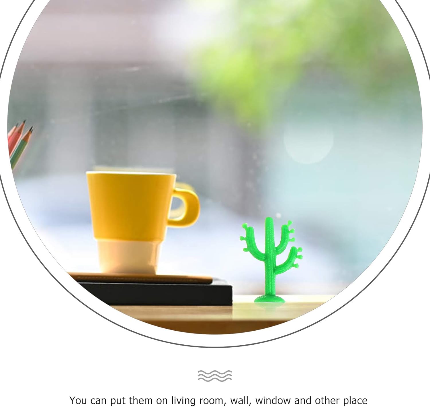 50pcs Cactus Ornament Artificial Succulent Plants Home Decoration Craft Miniatures Plastic Cactus Artificial Ornament Miniatures Plants s