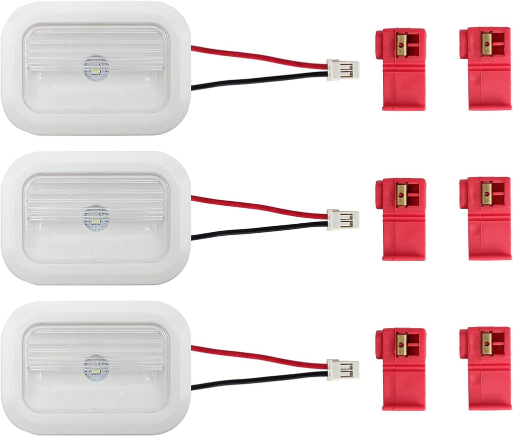 2024 Upgrade W10695459 W10843353 W11683243 Fits for Whirlpool Kenmore Maytag Refrigerator Led Light Module Components*3, Replaces W11205083 W10279030 W10660728 (3PCS)