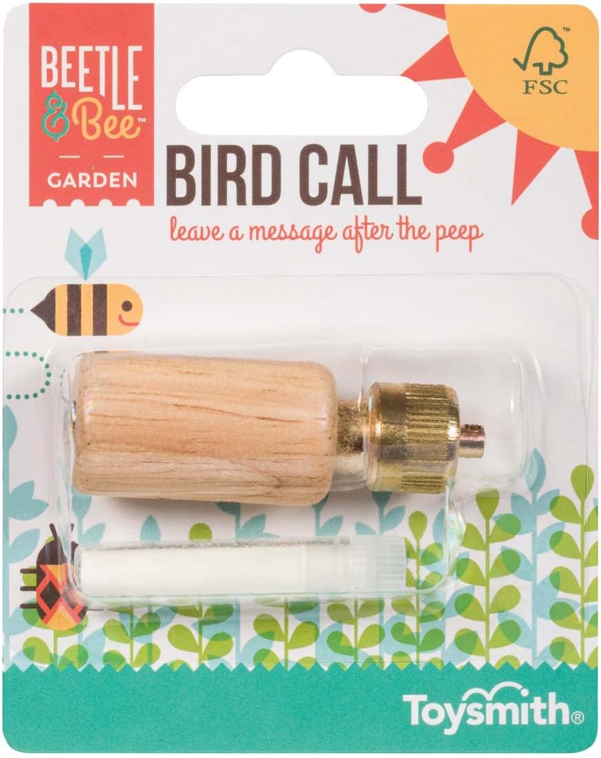 Toysmith Beetle & Bee Bird Call - FSC Certified, Outdoor Play