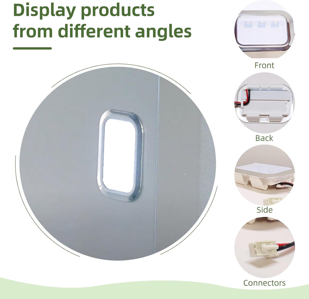 W11484836 W11229041 Refrigerator LED Light Compatible with Whirlpool Kitchen Aid LED Module Replacement AP6990553 PS16221127 EAP16221127 (1PC)
