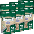 Bonies Natural Calming Mini Dog Bones–Long Lasting Digestible Edible Chews with Chamomile & Lavender for Anxiety, Barking & Stress–Healthy Dog Bones for Small Dogs & Puppies–Chicken Flavor–120 Count