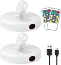 Cordless Spotlight Battery Powered, Plant Spot Light Indoor, Rechargeable Picture Lights with Remote, LED Accent Lighting, Dimmable Uplight for Tree Dartboard Decor Painting Art Photo