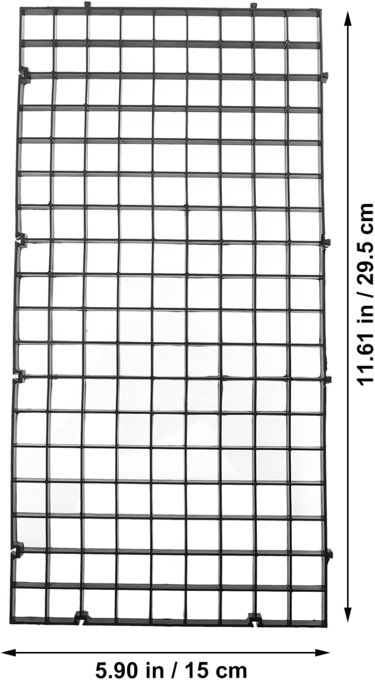 POPETPOP Fish Tank Divider 10pcs Isolation Mesh Aquarium Separator for Breeding Plastic Material