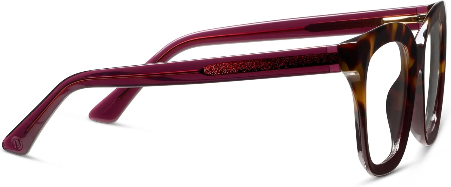 Peepers by PeeperSpecs Oprah's Favorite Things Women's Fanfare Square Blue Light Blocking Reading Glasses
