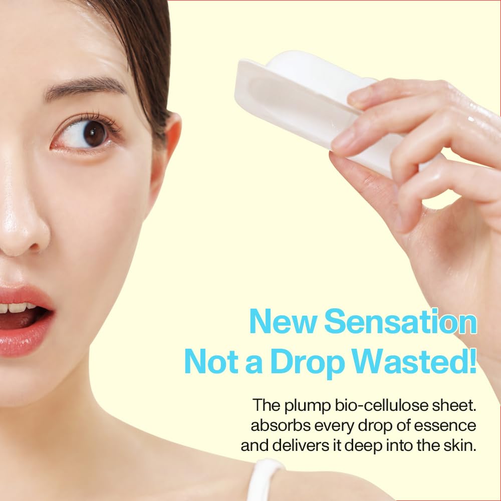 In-depth Moisture Bio-Cellulose Face Mask – Deep Hydration & Barrier Repair Sheet Mask with Natural Ingredients | Korean Skincare for Dry & Sensitive Skin (Moisture, 8 Count (Pack of 1))
