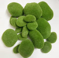 21 PCS Artificial Moss Rocks for Decoration (4 Size), Fake Green Moss Covered Stones, Moss Balls for Indoor/Outdoor Plant Decor, Moss Rocks for Floral Arrangements, Fairy Gardens and Crafts
