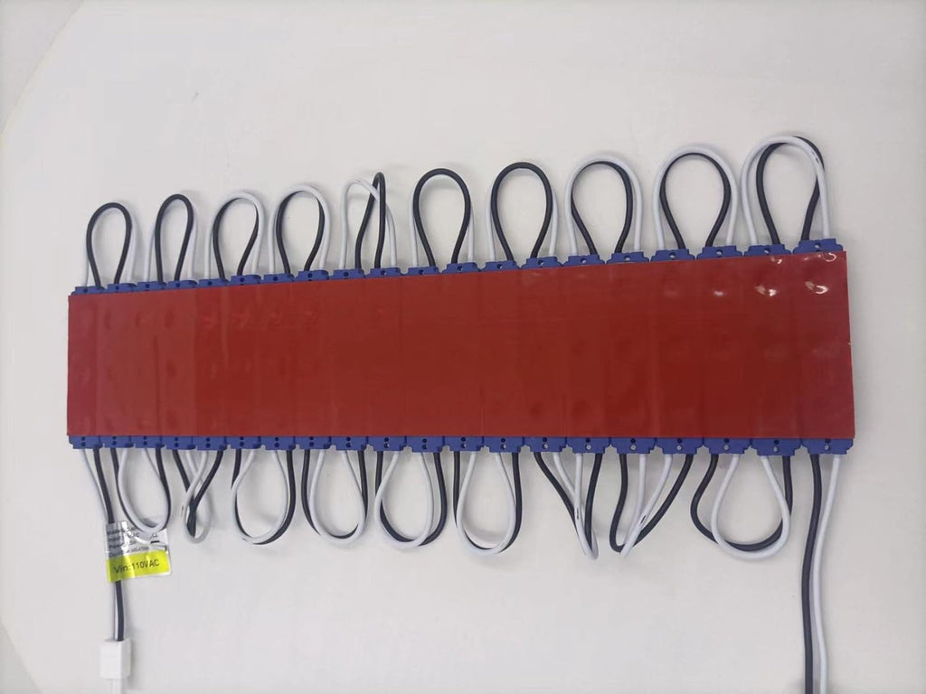 AC 110V LED Module Blue 1.5W for Letter Lightbox Advertising Signs with Tape Adhesive Backside (200pcs Pack)