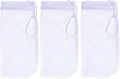 ALEGI Media Filter Bag Aquarium Extra Fine,Reusable 180 Micron Drawstring Mesh Filter Bags for Very Fine Resins Filter (7.5"*3.6" (3 Pack))