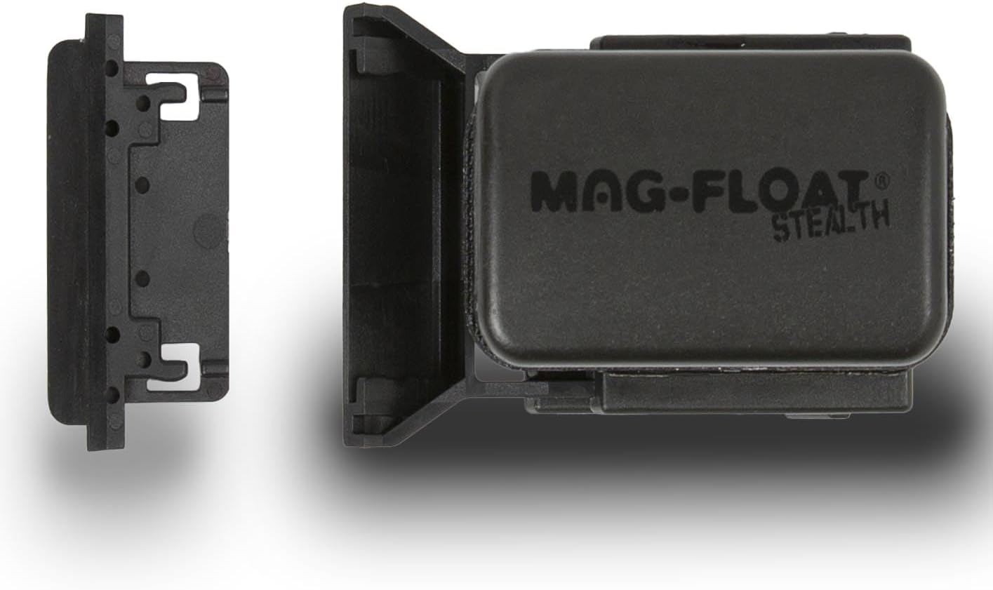 Mag-Float Small Black Stealth Glass Magnet Aquarium Scraper Cleaner with Blade - Floating Magfloat Magnetic Cleaning Tool