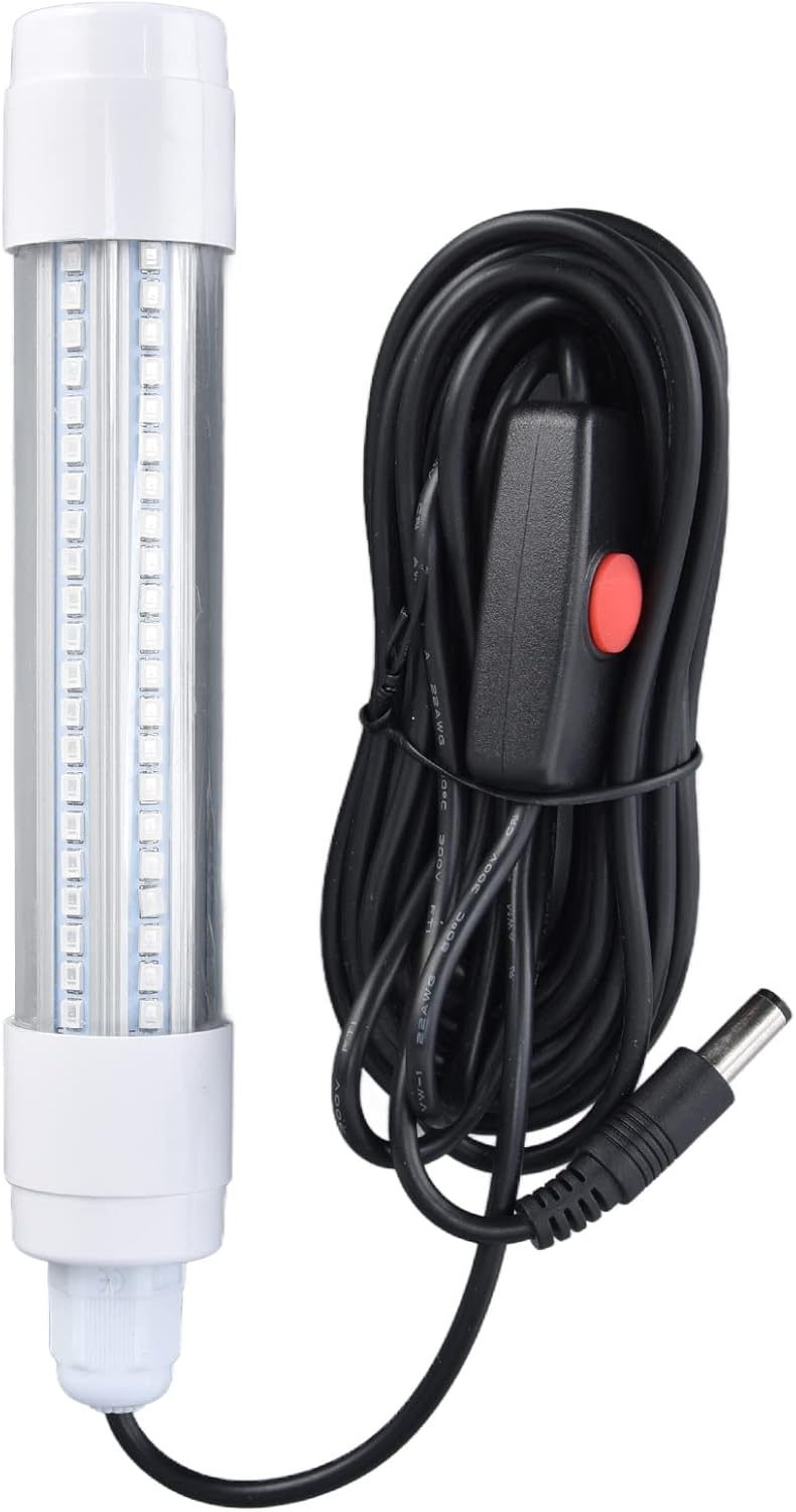 Keenso Fishing Light 126 LED IP68 1000 Lm Submersible Night Fish Finder Lamp for Underwater Lighting