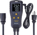 Digital Temperature Controller Simple Stage Thermostat Outlet Heating & Cooling Mode for Chest Freezer Refrigerator Homebrew Fermenter Greenhouse 110V 10A 1100W