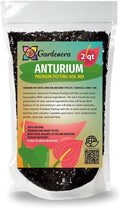 Organic Anthurium Potting Mix by Gardenera - Nourish Your Plants Naturally - 2 QUARTS