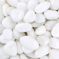 Pebbles for Plants, 5lbs White Pebbles 1-2 Inch Decorative River Rocks for Indoor Planters, High Polished Stones for Vase Filler Fish Tank Landscaping Garden