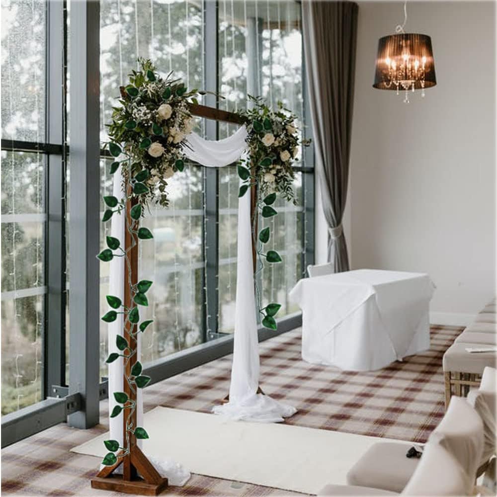 720 Feet 96 Pack Fake Greenery Hanging Garland, Ivy Leaf Plants, Vine Leaves, Fake Flowers Foliage for Bedroom Garden Wall Decor