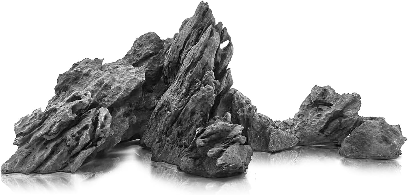 FZONE Resin Seiryu Stone Model Ph-Neutral Aquarium Rocks for aquascaping,Hardscape