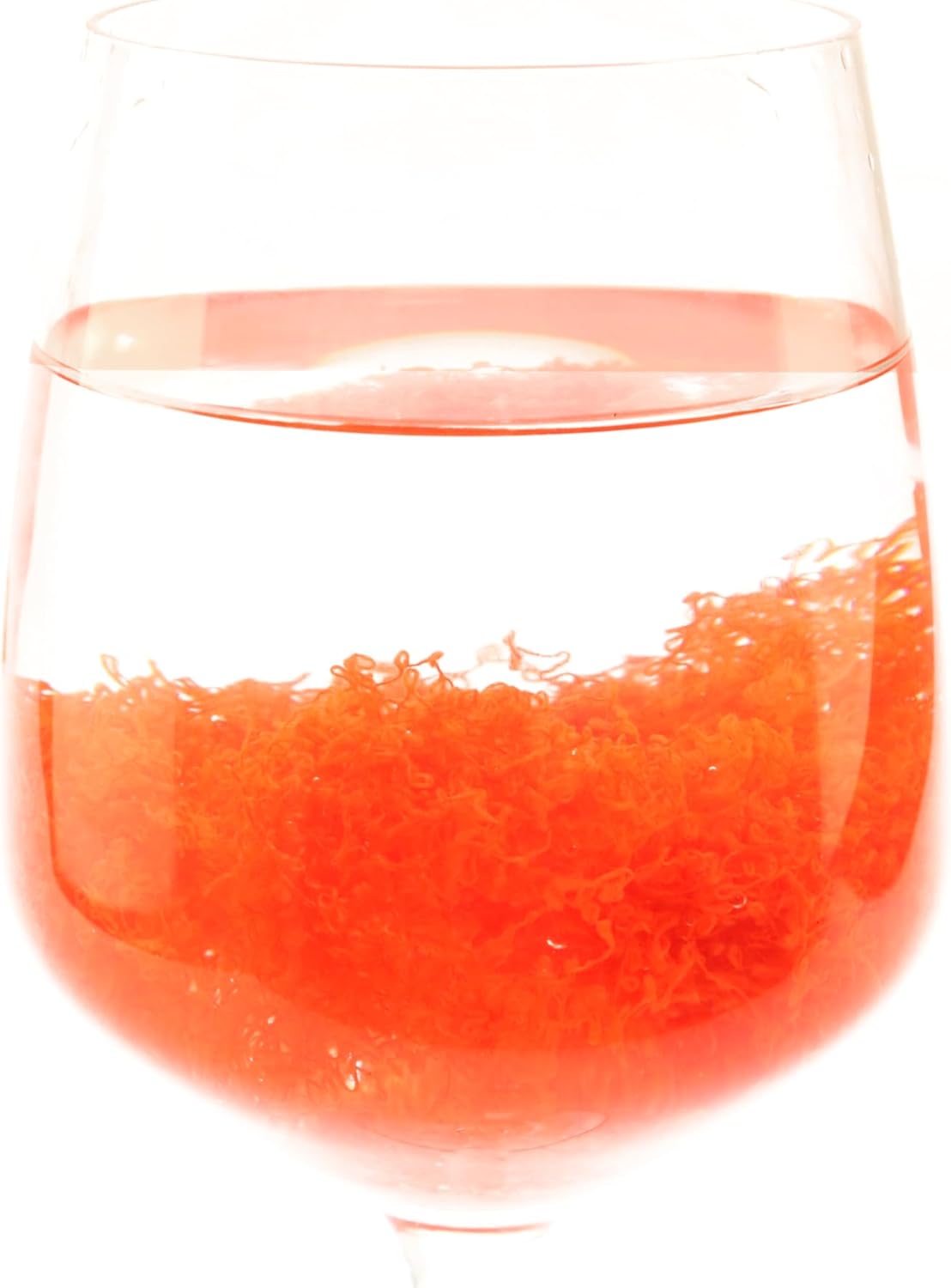 Orange Simulated Filamentous Moss, Artificial Floral Moss,Color Decorative Moss,for Garden Landscape Making Artificial Plant Art,DIY Indoor and Outdoor Decorative Pseudomoss.(2.1OZ)