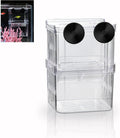 Breeding Box for Fish Tank, Aquarium Hatchery Incubator Breeder Box, Isolation Divider Hatching Boxes for Small Baby Fishes Shrimp Clownfish and Guppy